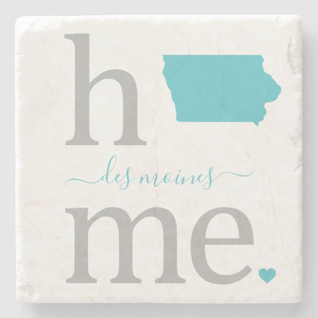 Delstaten Iowa Stone Underlägg (Framsidan)