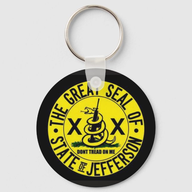 delstaten Jefferson Nyckelring (Framsida)