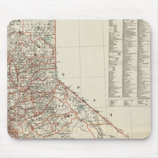 Delstaten Kalifornien 2 Musmatta (Framsidan)