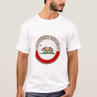 delstaten Kalifornien Flagga Seal T-Shirt