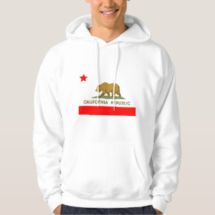 delstaten Kalifornien-Flagga Sweatshirt