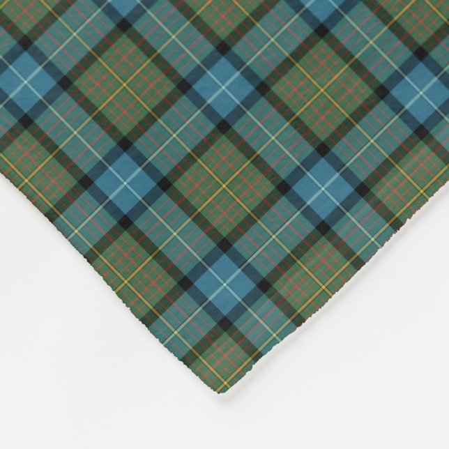 Delstaten Kalifornien Tartan Fleecefilt (Hörn)