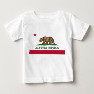 Delstaten Kaliforniens flagga T Shirt