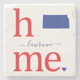 Delstaten Kansas Stone Underlägg