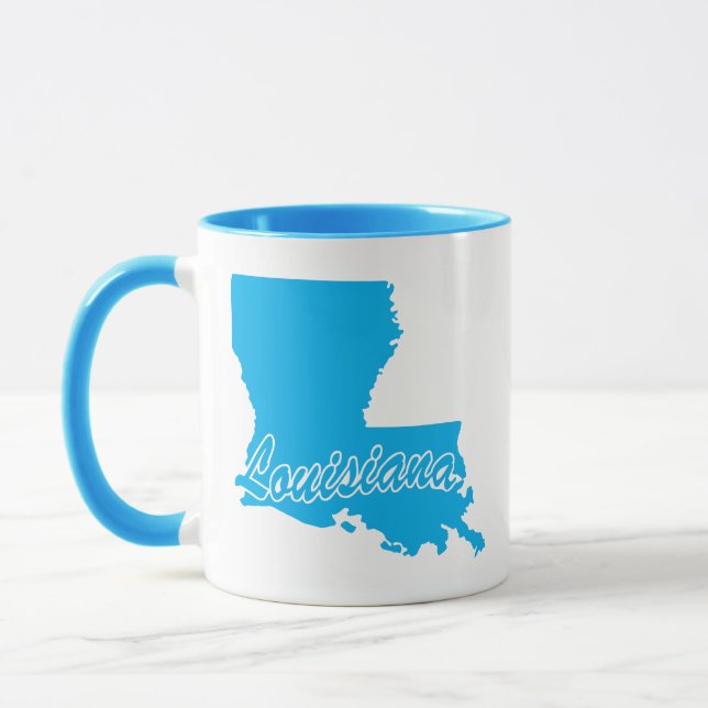 delstaten Louisiana Shape Mugg (Vänster)