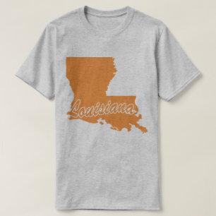 Delstaten Louisiana Shape T-shirt