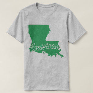 Delstaten Louisiana Shape T-shirt