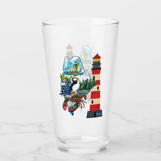 delstaten Maine Glaskopp (Framsida)