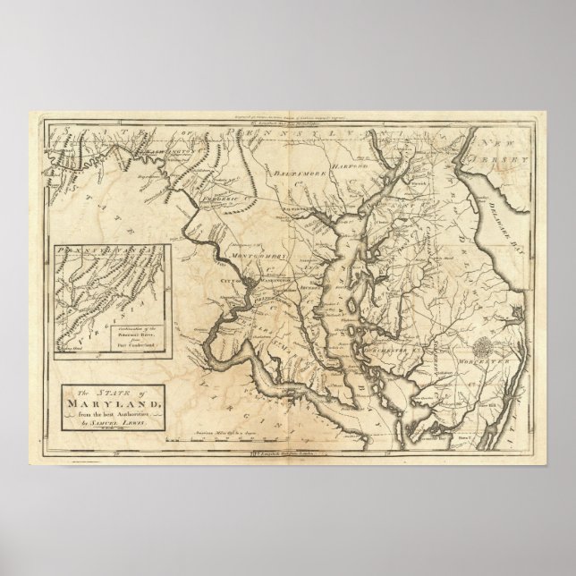 Delstaten Maryland 2 Poster (Framsidan)