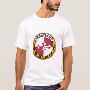 delstaten Maryland Flagga Seal T-Shirt