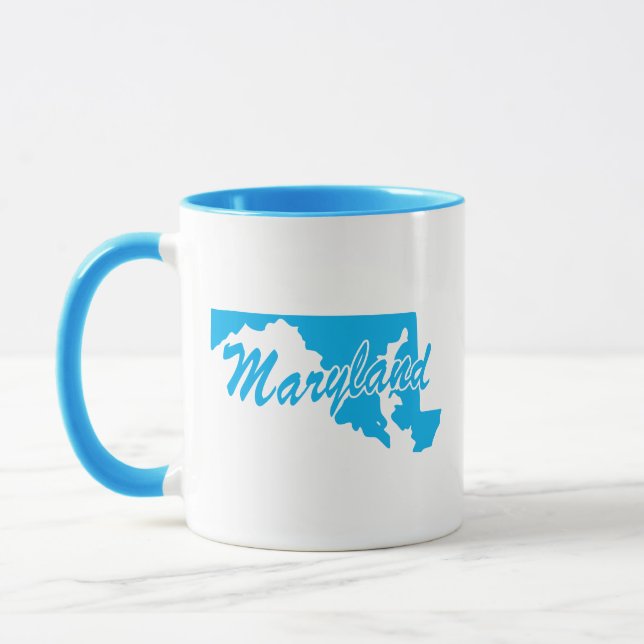 delstaten Maryland Shape Mugg (Vänster)