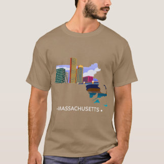 Delstaten Massachusetts 1 T Shirt