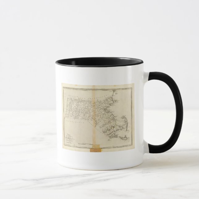 Delstaten Massachusetts 2 Mugg (Höger)