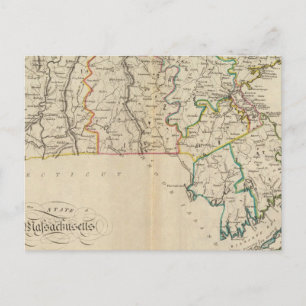Delstaten Massachusetts 3 Vykort