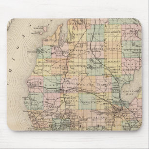 Delstaten Michigan Atlas Karta Musmatta