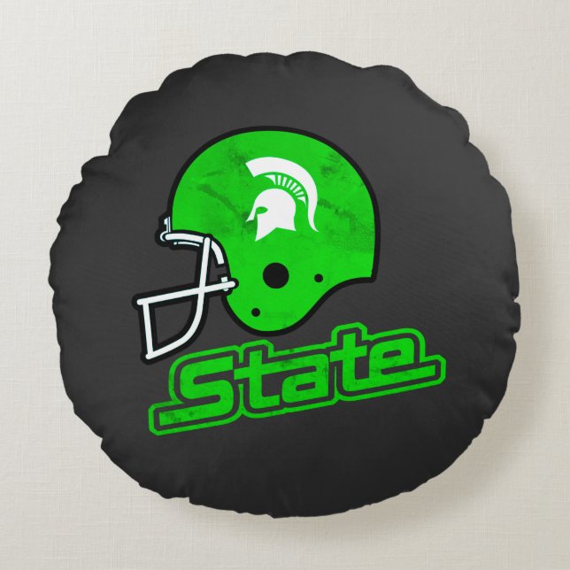 Delstaten Michigan Front & Back Different Rund Kudde (Framsidan)