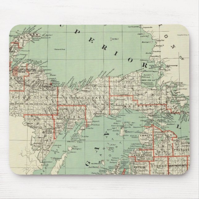 Delstaten Michigan Musmatta (Framsidan)