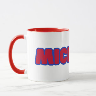 Delstaten Michigan Pride Anpassningsbar 2-tonkaffe Mugg