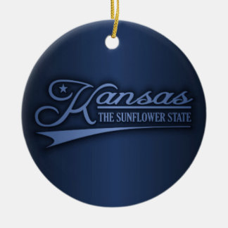 delstaten Mine i Kansas Julgransprydnad Keramik