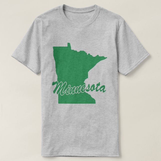 Delstaten Minnesota Shape T-shirt (Design framsida)