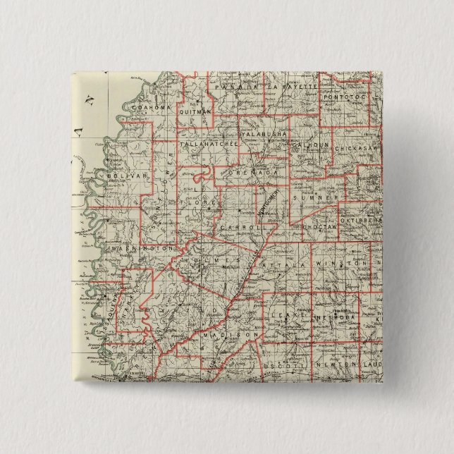 Delstaten Mississippi Knapp (Framsida)