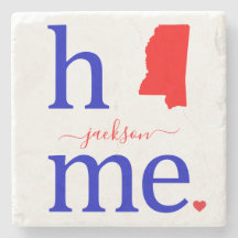 delstaten Mississippi Stone Underlägg