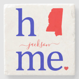 delstaten Mississippi Stone Underlägg