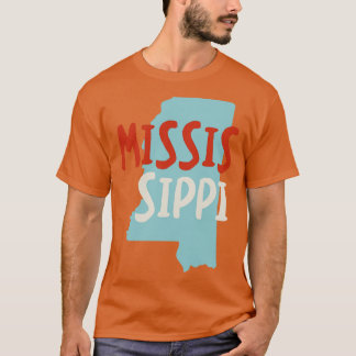 Delstaten Mississippi T Shirt
