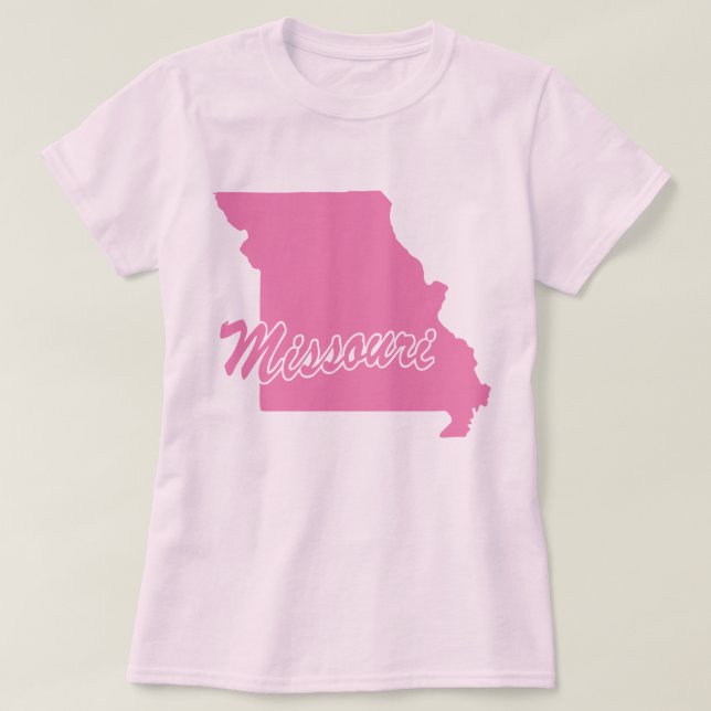 Delstaten Missouri Shape T-shirt (Design framsida)