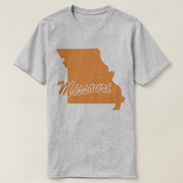Delstaten Missouri Shape T-shirt (Design framsida)