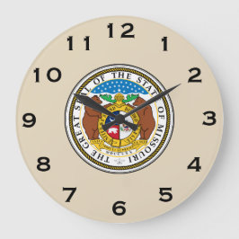 Delstaten Missouri Wall Clock Stor Klocka