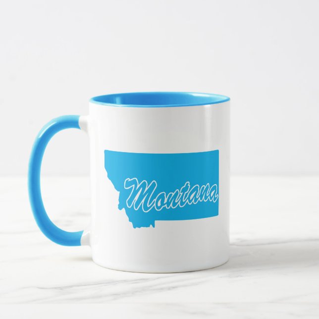 delstaten Montana Shape Mugg (Vänster)
