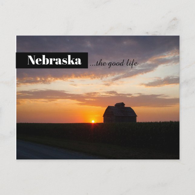 Delstaten Nebraska - Bilder och Foton Vykort (Framsida)