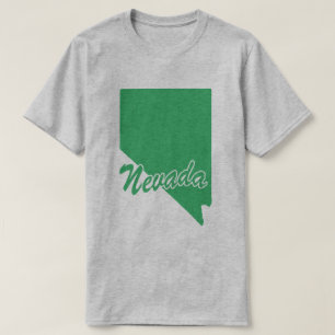 Delstaten Nevada Shape T-shirt