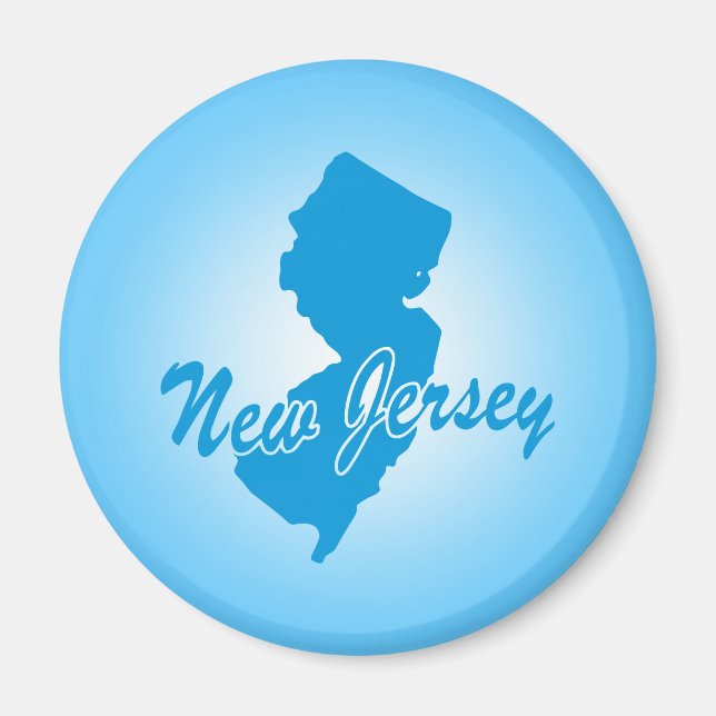 Delstaten New Jersey Magnet (Framsidan)