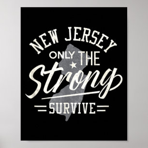Delstaten New Jersey Roligt Endast De Starka Överl Poster