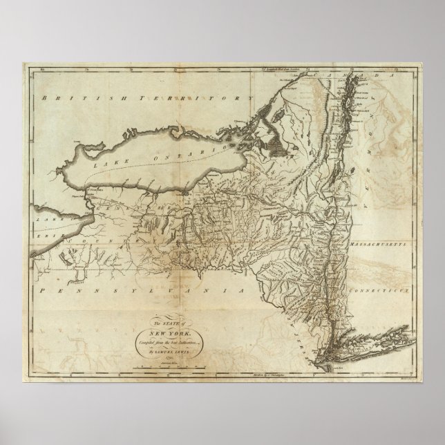Delstaten New York 2 Poster (Framsidan)