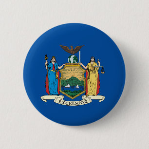 Delstaten New York flagga Knapp