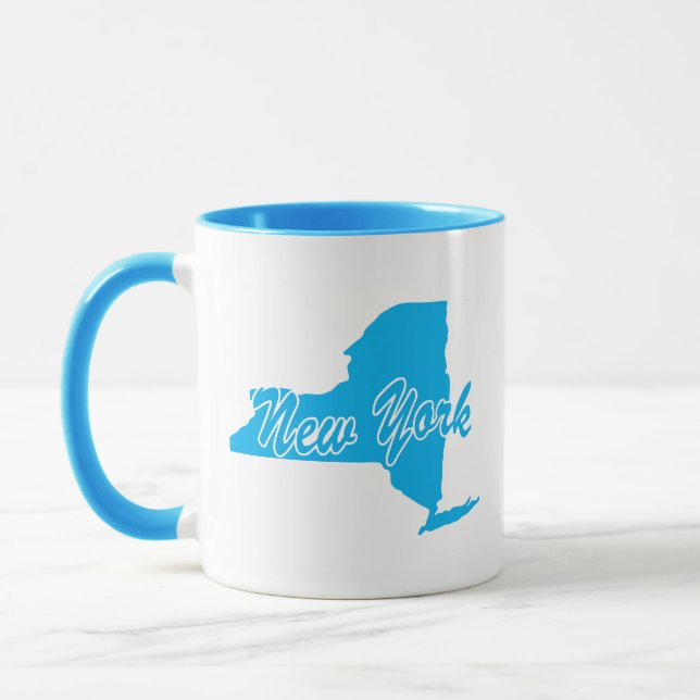 Delstaten New York Shape Mugg (Vänster)