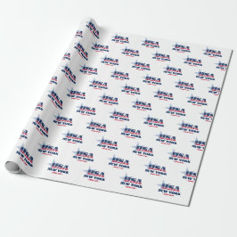 delstaten New York Stars och stripes Presentpapper