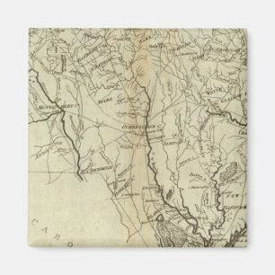Delstaten North Carolina 2 Magnet