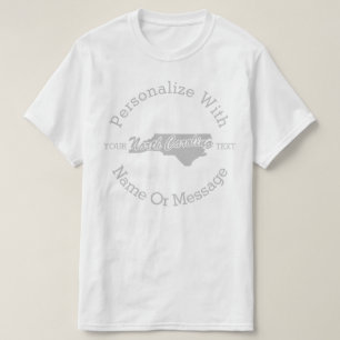 delstaten North Carolina PERSONLIG T-shirt