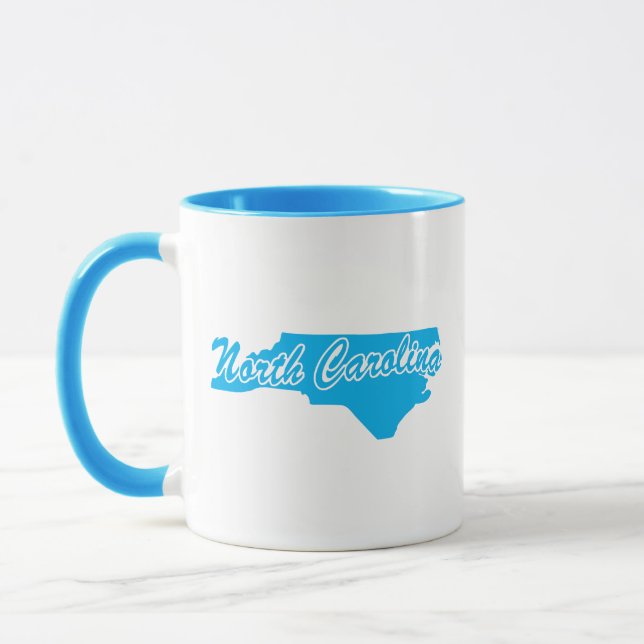 delstaten North Carolina Shape Mugg (Vänster)