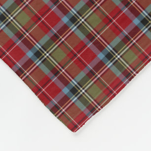 Delstaten North Carolina Tartan Fleecefilt
