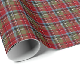 Delstaten North Carolina Tartan Presentpapper