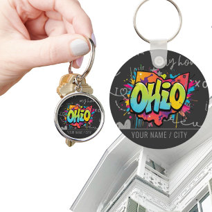 Delstaten Ohio graffiti accesory Nyckelring