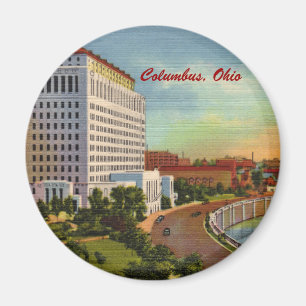 delstaten Ohio Office Byggnad Magnet