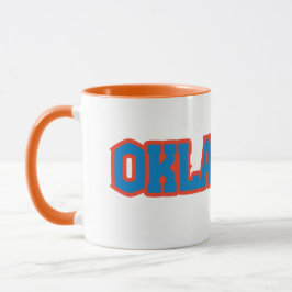 Delstaten Oklahoma Pride Anpassningsbar 2-tonkaffe Mugg