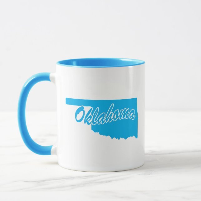 Delstaten Oklahoma Shape Mugg (Vänster)