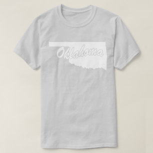 Delstaten Oklahoma Shape T-shirt